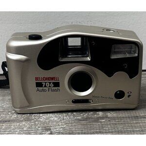 Bell and Howell 706 Film Auto Flash 30mm Focus Free Camera
